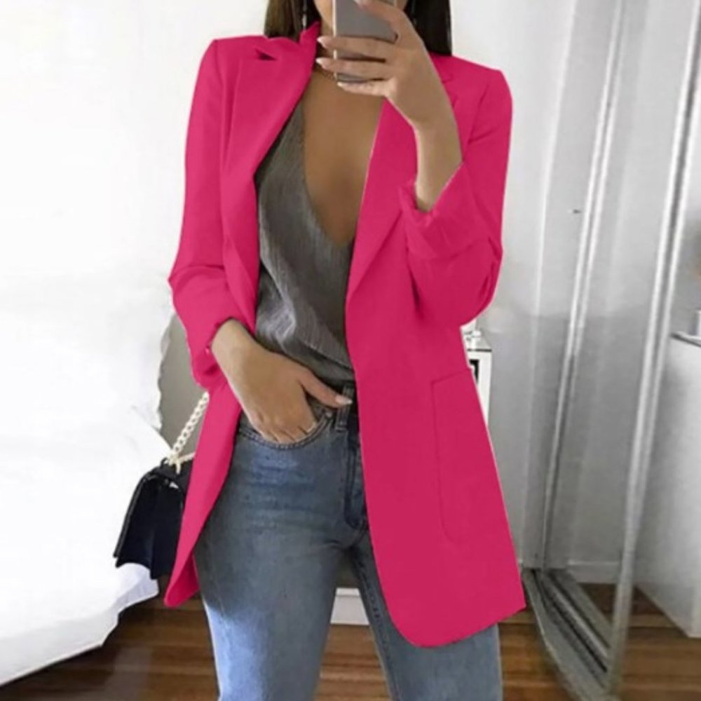 Hot Pink Oversized Blazer BNWT Women's Size 8
